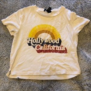 White California crop top